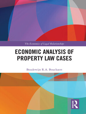 cover image of Economic Analysis of Property Law Cases